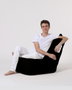 Atelier Del Sofa Puf de Jardín Diamond - Negro